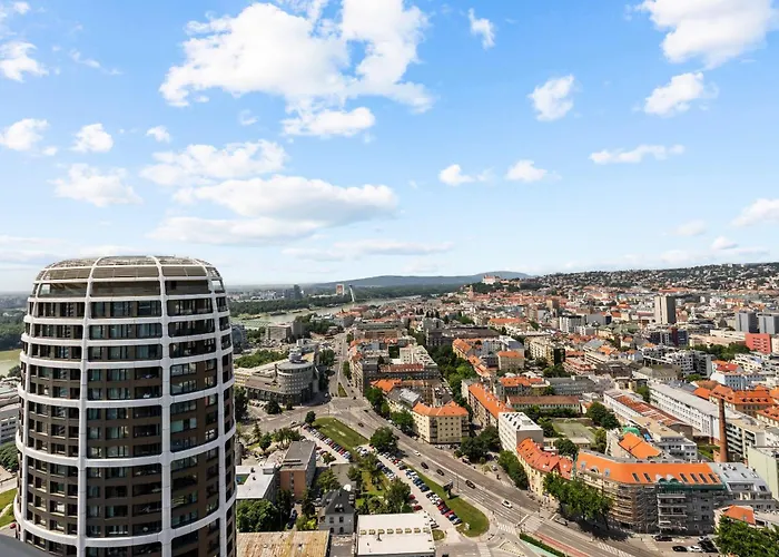 Castle View In Sky Park By Zaha Hadid Bratislava